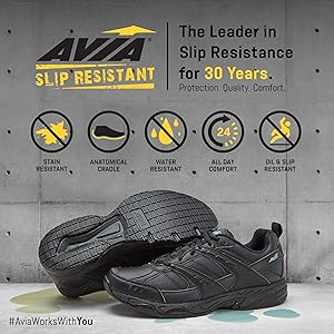Amazon | Avia Avi-Union II メンズ ノンスリップシューズ